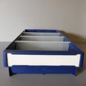 200 Bandes papier avec films plastiques pour bac à bec bleu