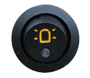 Interrupteur rond Gyrophare
