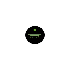 INTERRUPTEUR ON/OFF + LED - 12/24V  Symbole "Plafonnier"